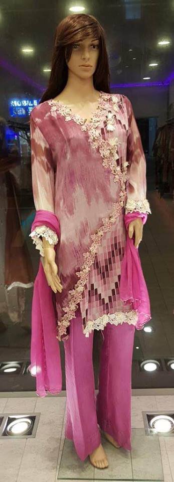 tea pink pakistani dress