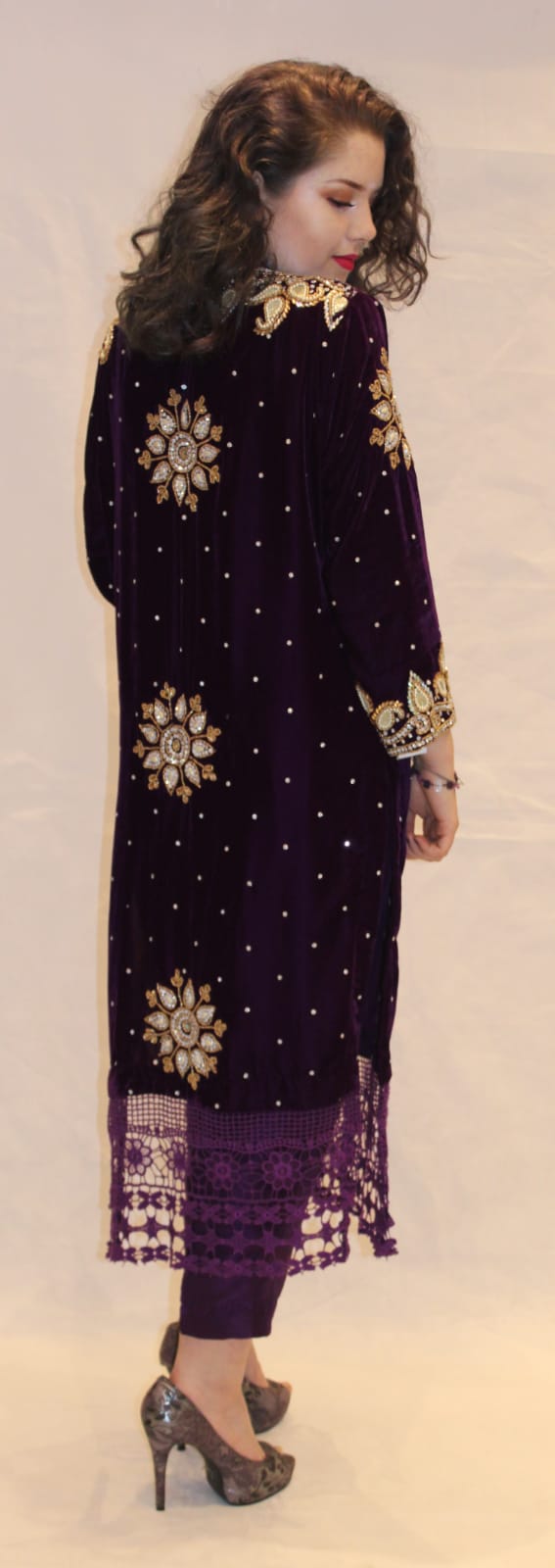 designer velvet dresses 2018
